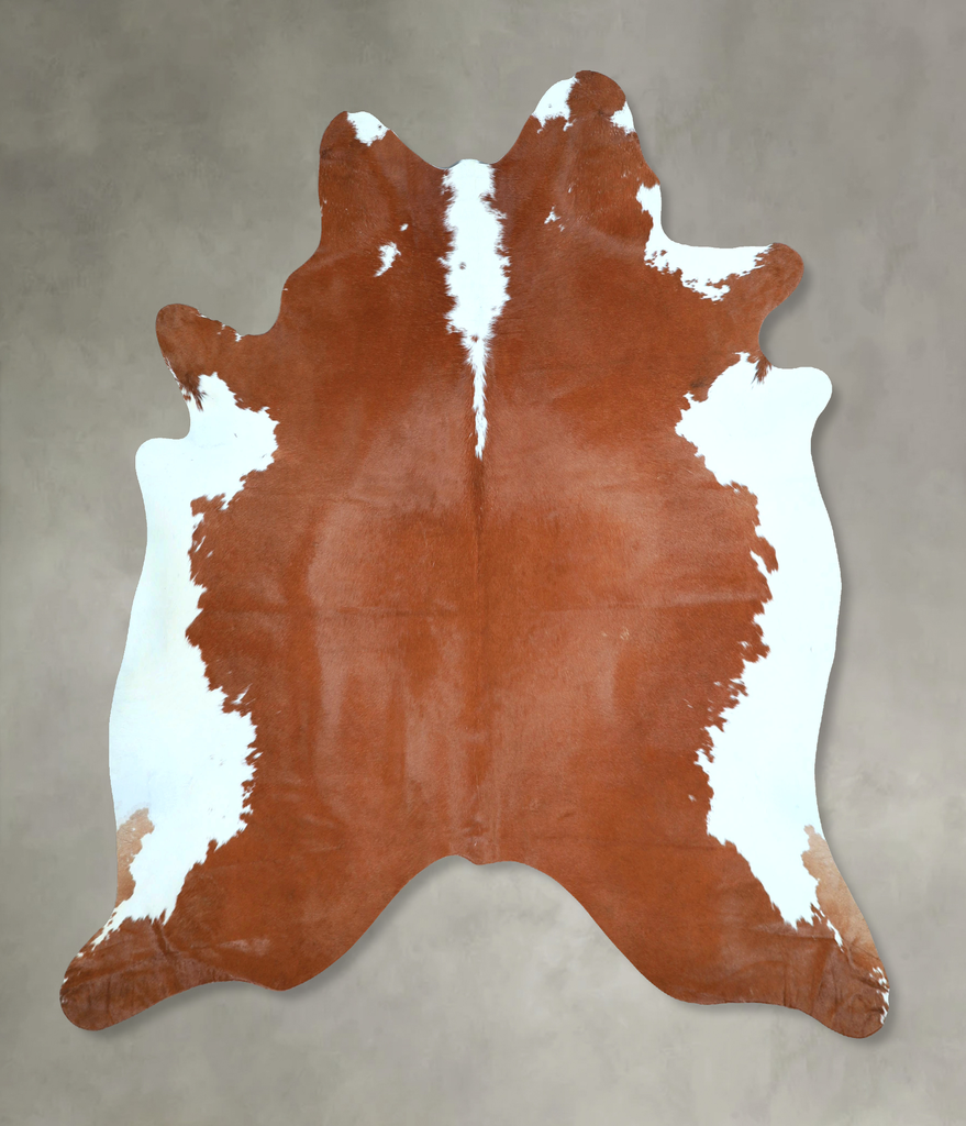 Hereford X-Large Brazilian Cowhide Rug 6'9"H x 6'4"W #A48439 by Hudson Hides