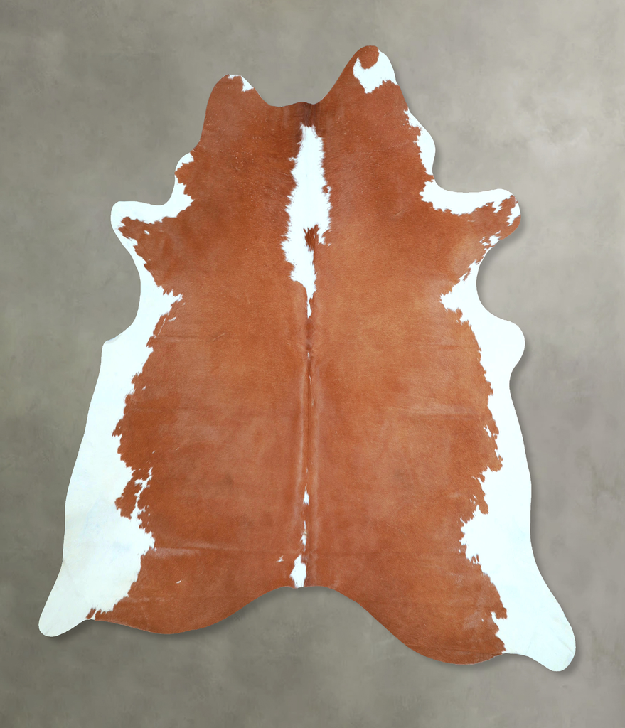 Hereford X-Large Brazilian Cowhide Rug 6'9"H x 6'5"W #A48442 by Hudson Hides