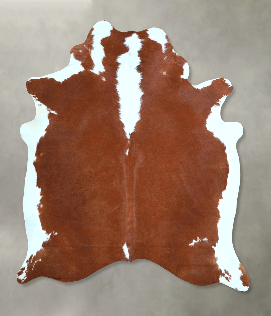 Hereford Large Brazilian Cowhide Rug 6'5"H x 6'0"W #A48443 by Hudson Hides