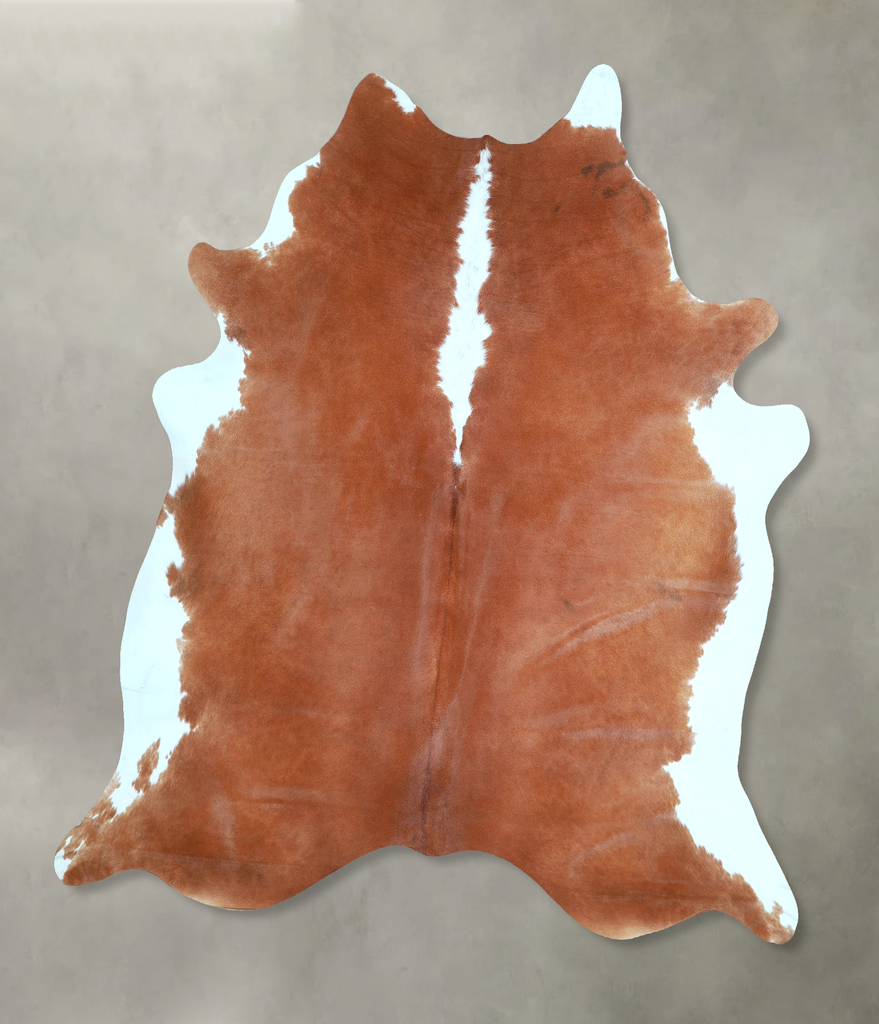 Hereford X-Large Brazilian Cowhide Rug 6'8"H x 6'5"W #A48444 by Hudson Hides