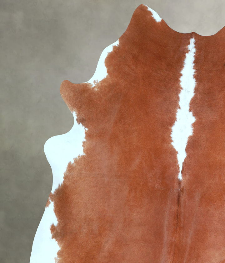 Hereford X-Large Brazilian Cowhide Rug 6'8"H x 6'5"W #A48444 by Hudson Hides
