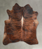 Dark Brindle Large Brazilian Cowhide Rug 6'5