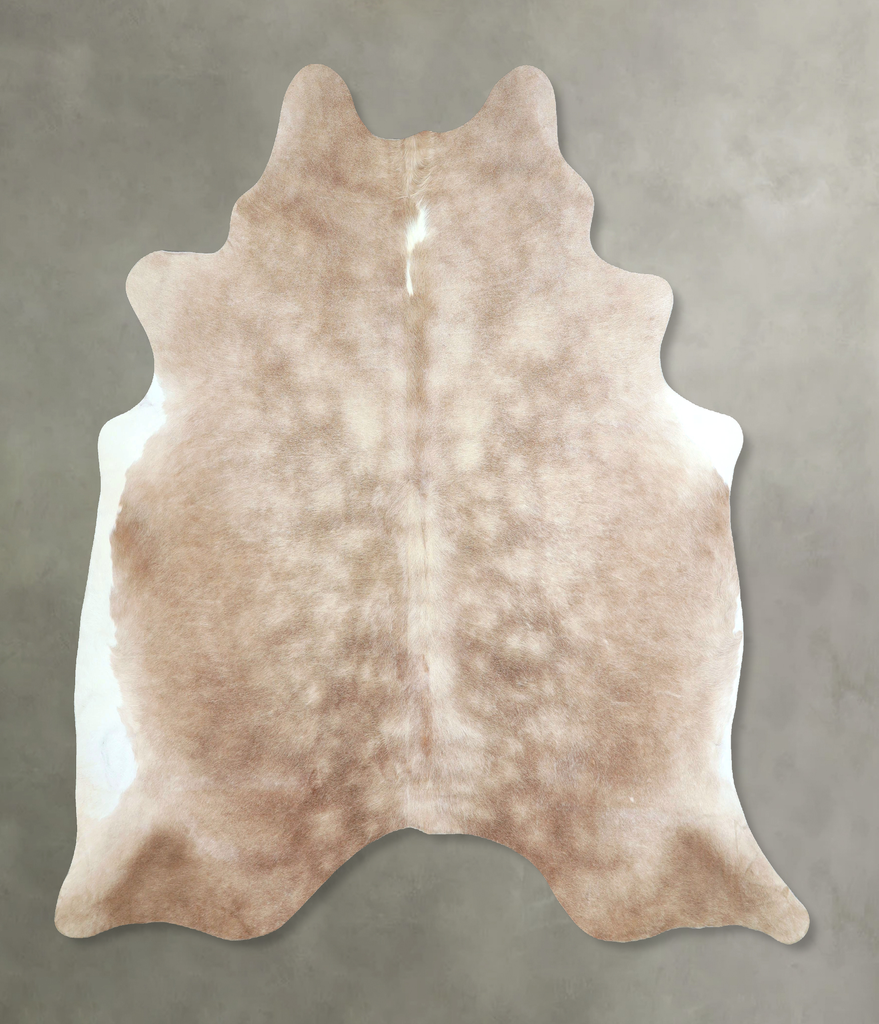 Taupe X-Large Brazilian Cowhide Rug 6'10"H x 6'5"W #A48461 by Hudson Hides