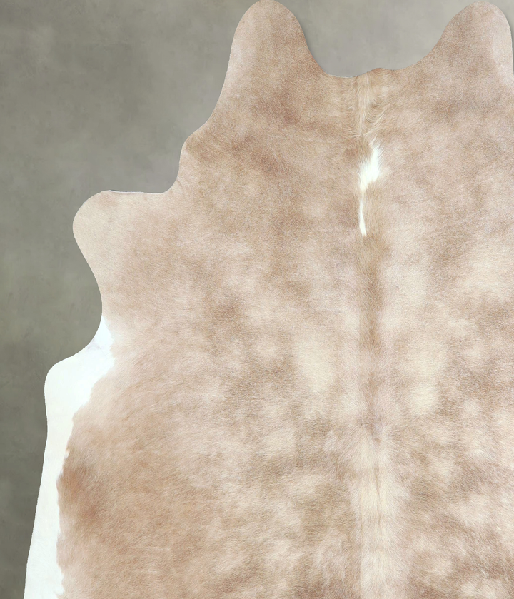 Taupe X-Large Brazilian Cowhide Rug 6'10"H x 6'5"W #A48461 by Hudson Hides