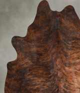 Dark Brindle X-Large Brazilian Cowhide Rug 6'11"H x 6'2"W #A48488 by Hudson Hides