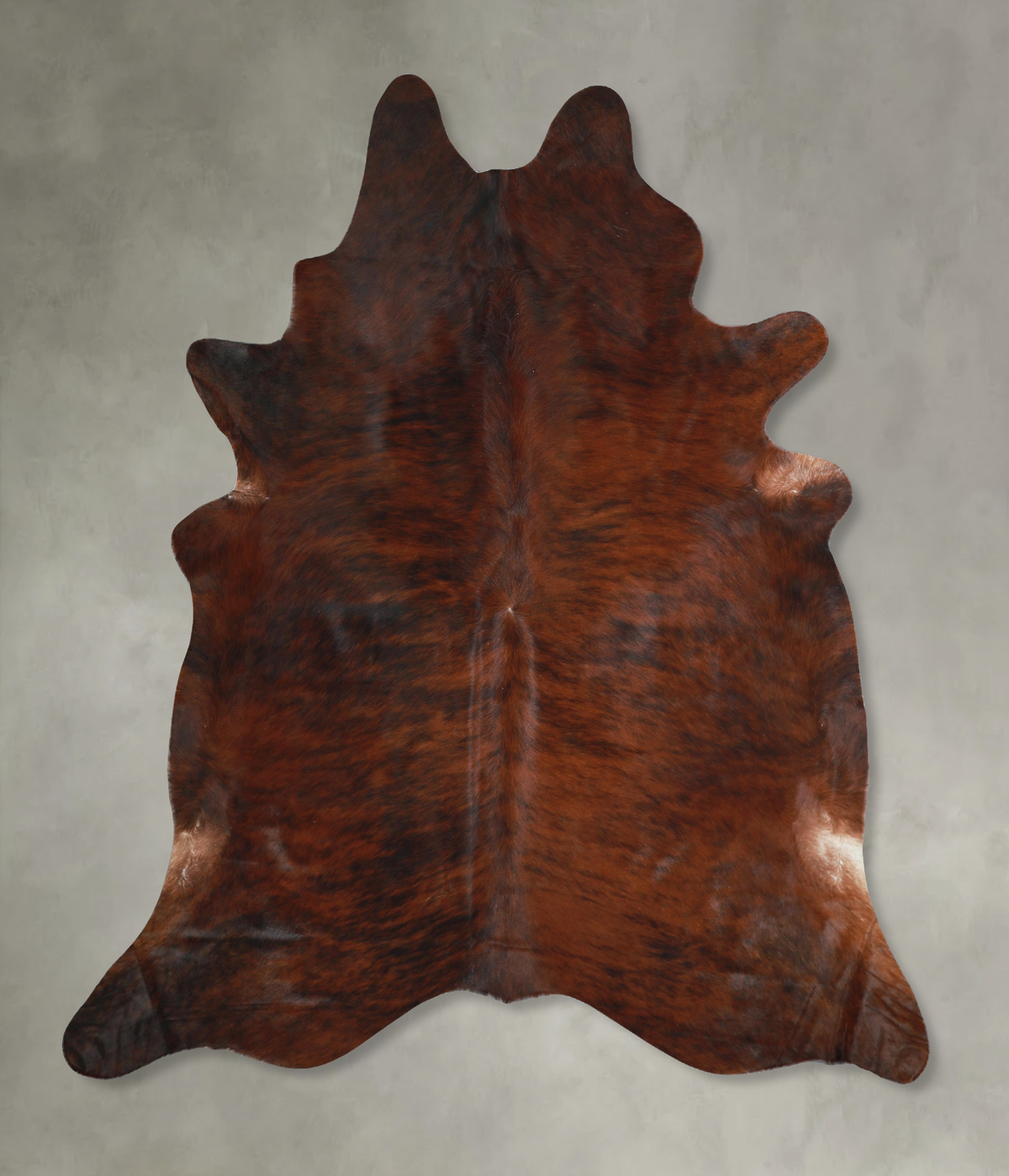 Dark Brindle Cowhide Rug #A48490