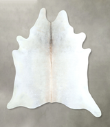 Grey with Beige X-Large Brazilian Cowhide Rug 7'4"H x 6'6"W #A48496 by Hudson Hides