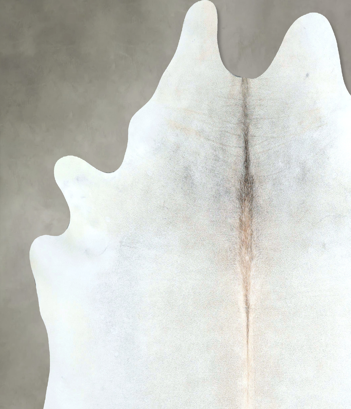 Grey with Beige X-Large Brazilian Cowhide Rug 7'4"H x 6'6"W #A48496 by Hudson Hides