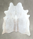 Grey with Beige Large Brazilian Cowhide Rug 6'7"H x 5'10"W #A48497 by Hudson Hides