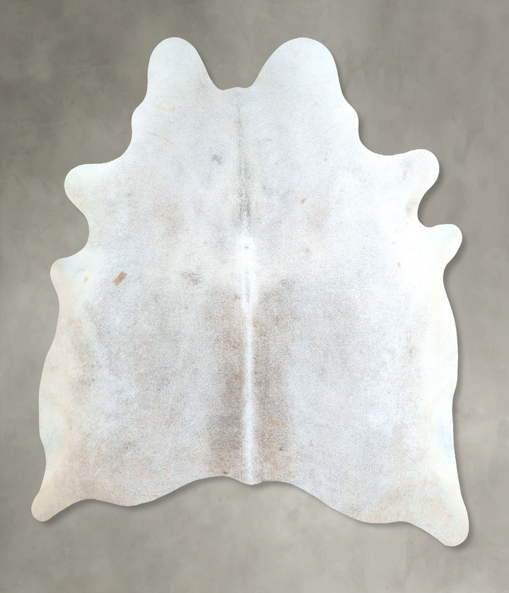 Grey with Beige Large Brazilian Cowhide Rug 6'7"H x 5'10"W #A48497 by Hudson Hides