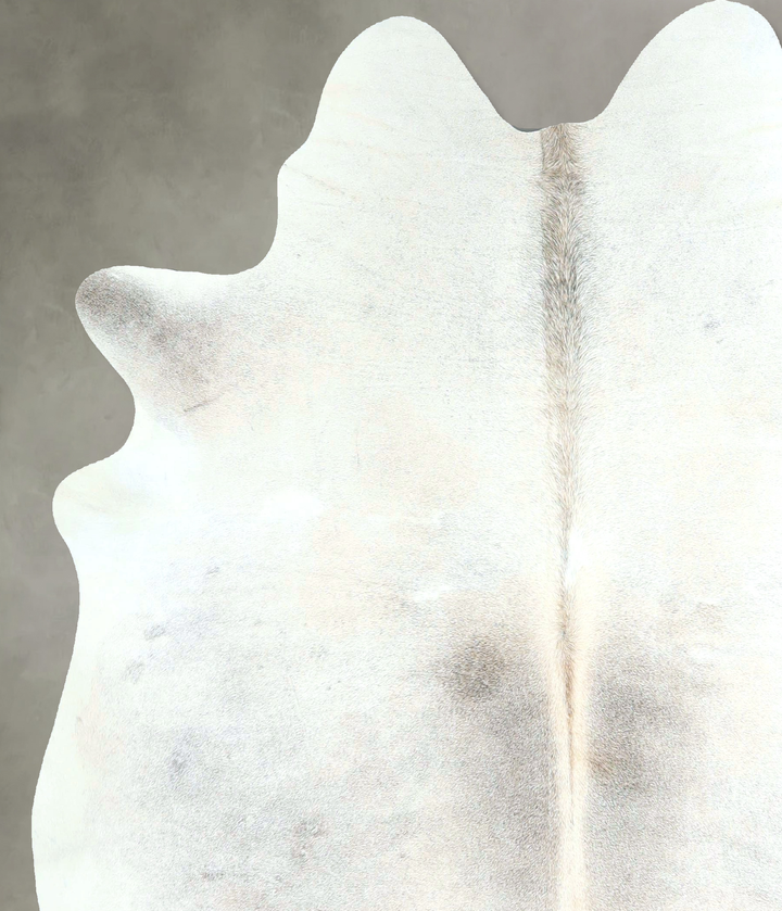 Grey with Beige Large Brazilian Cowhide Rug 6'6"H x 5'7"W #A48501 by Hudson Hides