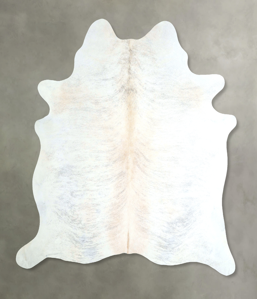 Grey Brindle X-Large Brazilian Cowhide Rug 6'11"H x 6'2"W #A48505 by Hudson Hides
