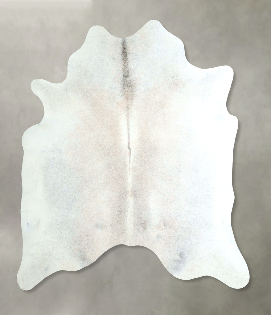 Grey with Beige X-Large Brazilian Cowhide Rug 6'11"H x 6'5"W #A48508 by Hudson Hides