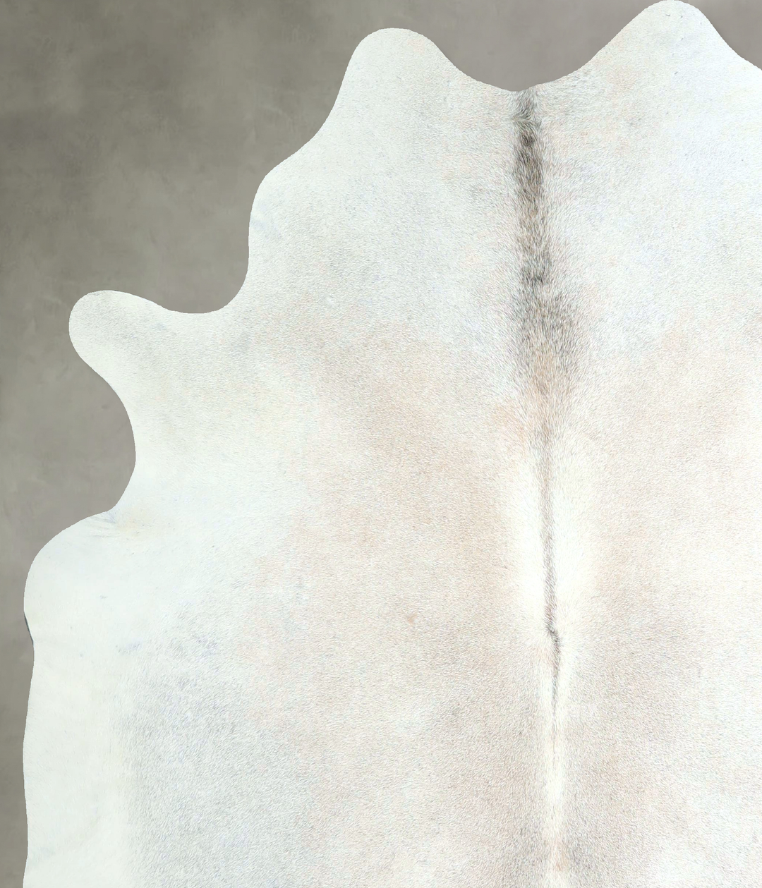 Grey with Beige X-Large Brazilian Cowhide Rug 6'11"H x 6'5"W #A48508 b