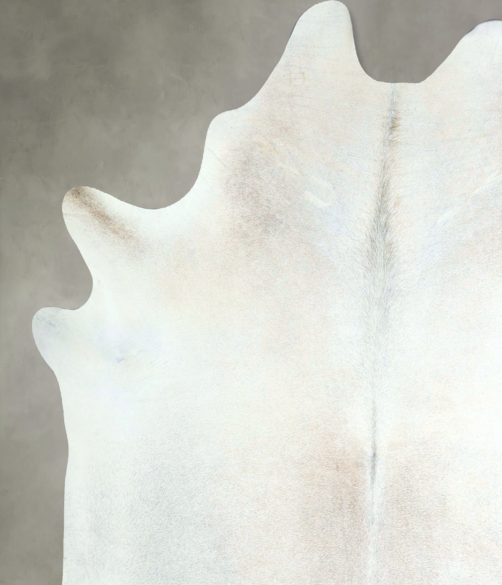 Grey with Beige X-Large Brazilian Cowhide Rug 7'3"H x 6'11"W #A48509 by Hudson Hides