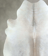 Grey with Beige X-Large Brazilian Cowhide Rug 7'3"H x 6'7"W #A48511 by Hudson Hides