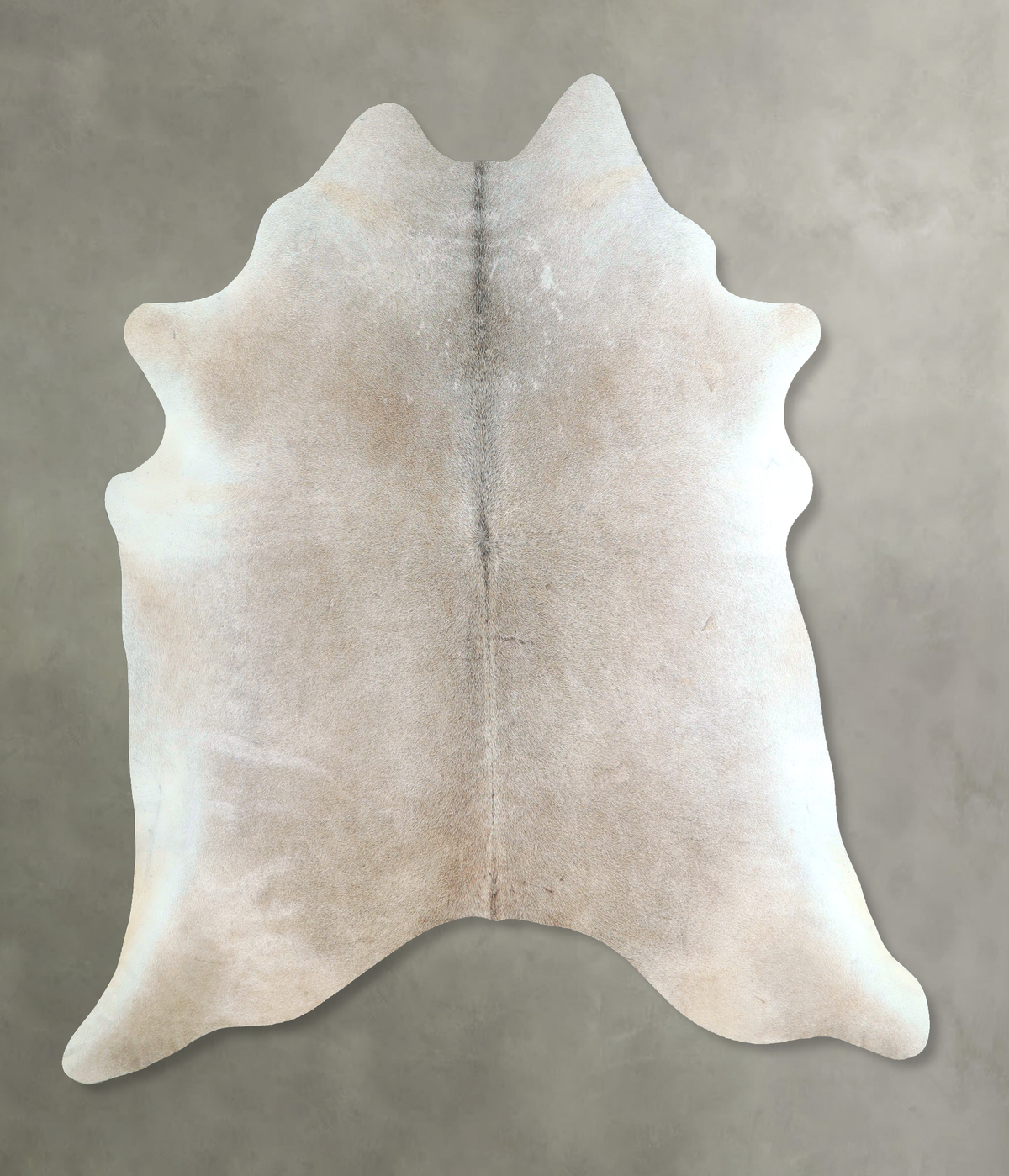 Grey with Beige Cowhide Rug #A48517