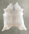 Grey with Beige X-Large Brazilian Cowhide Rug 7'1