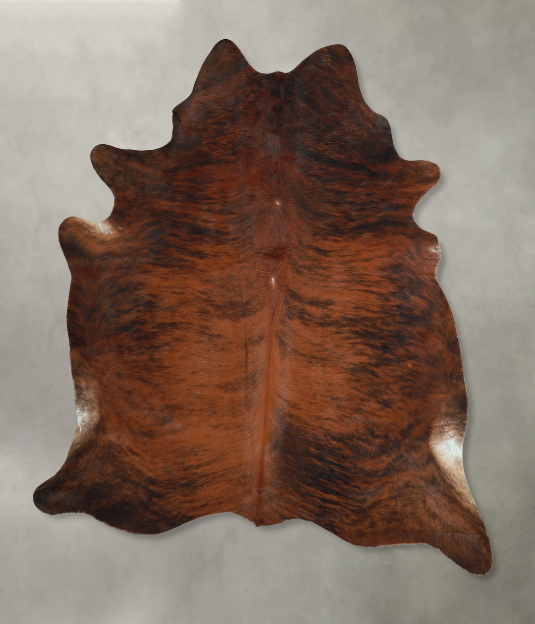Dark Brindle X-Large Brazilian Cowhide Rug 7'4"H x 6'3"W #A48541 by Hu