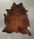 Dark Brindle X-Large Brazilian Cowhide Rug 7'4"H x 6'3"W #A48541 by Hudson Hides