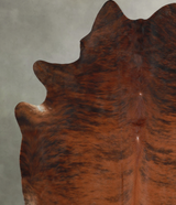 Dark Brindle X-Large Brazilian Cowhide Rug 7'4"H x 6'3"W #A48541 by Hudson Hides