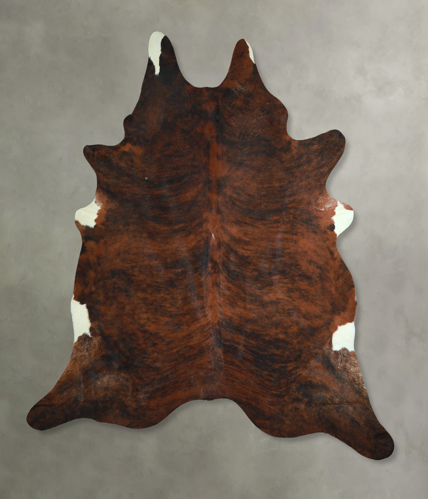 Dark Brindle XX-Large Brazilian Cowhide Rug 9'2"H x 8'0"W #A48551 by Hudson Hides