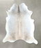 Grey with Beige Large Brazilian Cowhide Rug 6'4