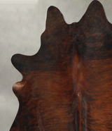 Dark Brindle XX-Large Brazilian Cowhide Rug 7'1"H x 7'2"W #A48573 by Hudson Hides