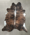 Dark Brindle X-Large Brazilian Cowhide Rug 6'8