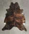 Dark Brindle X-Large Brazilian Cowhide Rug 7'1