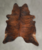Dark Brindle XX-Large Brazilian Cowhide Rug 7'7
