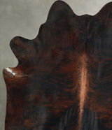 Dark Brindle X-Large Brazilian Cowhide Rug 6'11"H x 6'2"W #A48585 by Hudson Hides