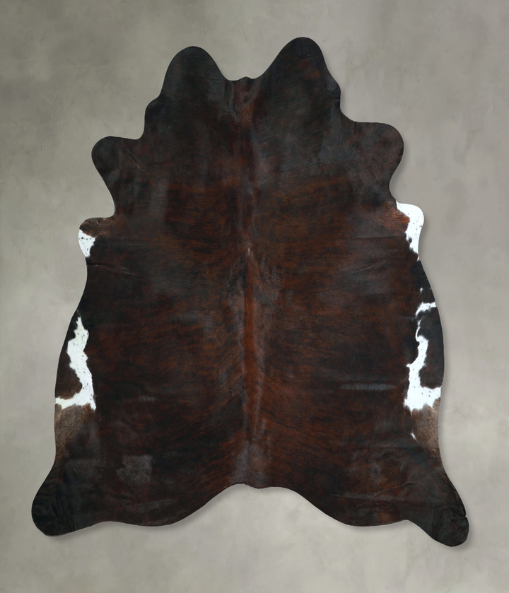 Dark Brindle X-Large Brazilian Cowhide Rug 6'11"H x 6'11"W #A48587 by Hudson Hides