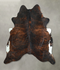 Dark Brindle X-Large Brazilian Cowhide Rug 7'1