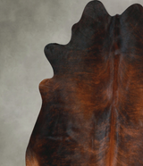 Dark Brindle XX-Large Brazilian Cowhide Rug 7'0"H x 7'3"W #A48589 by Hudson Hides