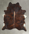 Dark Brindle X-Large Brazilian Cowhide Rug 7'6