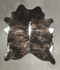 Dark Brindle X-Large Brazilian Cowhide Rug 7'7