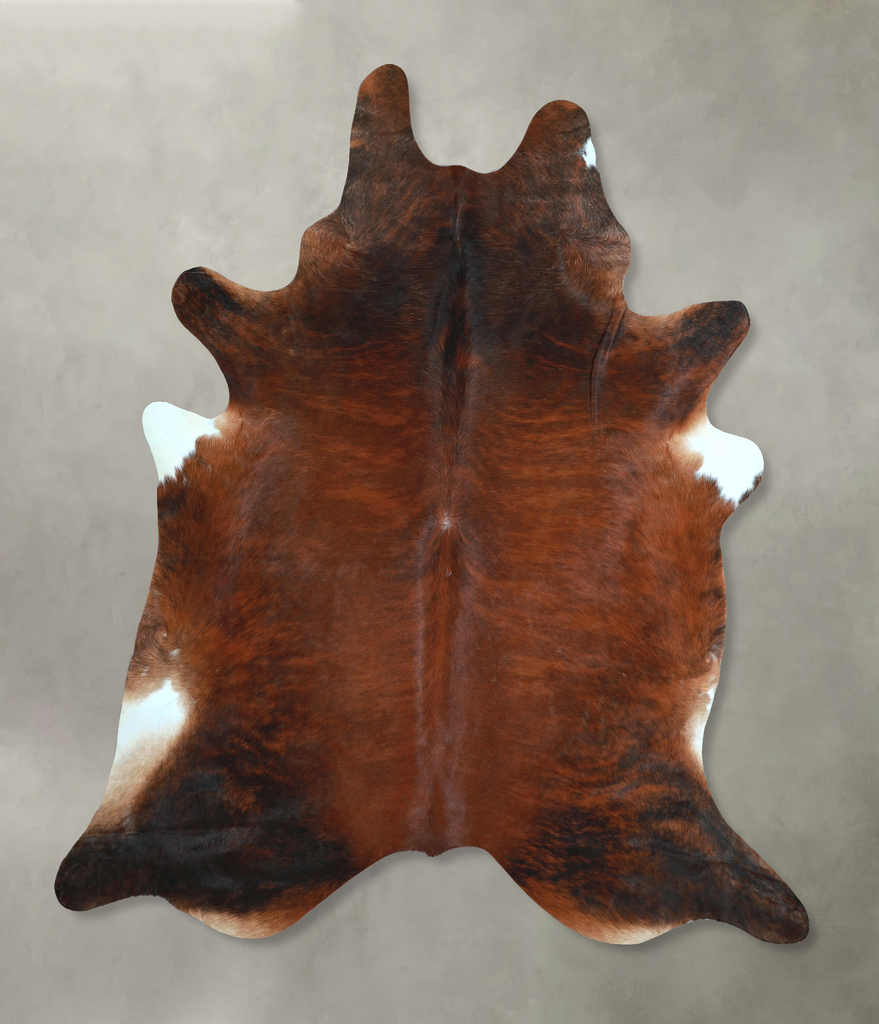 Dark Brindle XX-Large Brazilian Cowhide Rug 7'11"H x 7'0"W #A48621 by Hudson Hides
