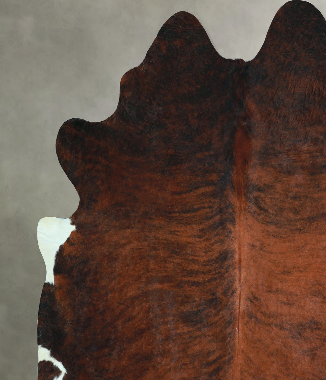 Dark Brindle XX-Large Brazilian Cowhide Rug 7'5"H x 7'6"W #A48626 by H