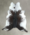 Salt and Pepper Black X-Large Brazilian Cowhide Rug 7'0