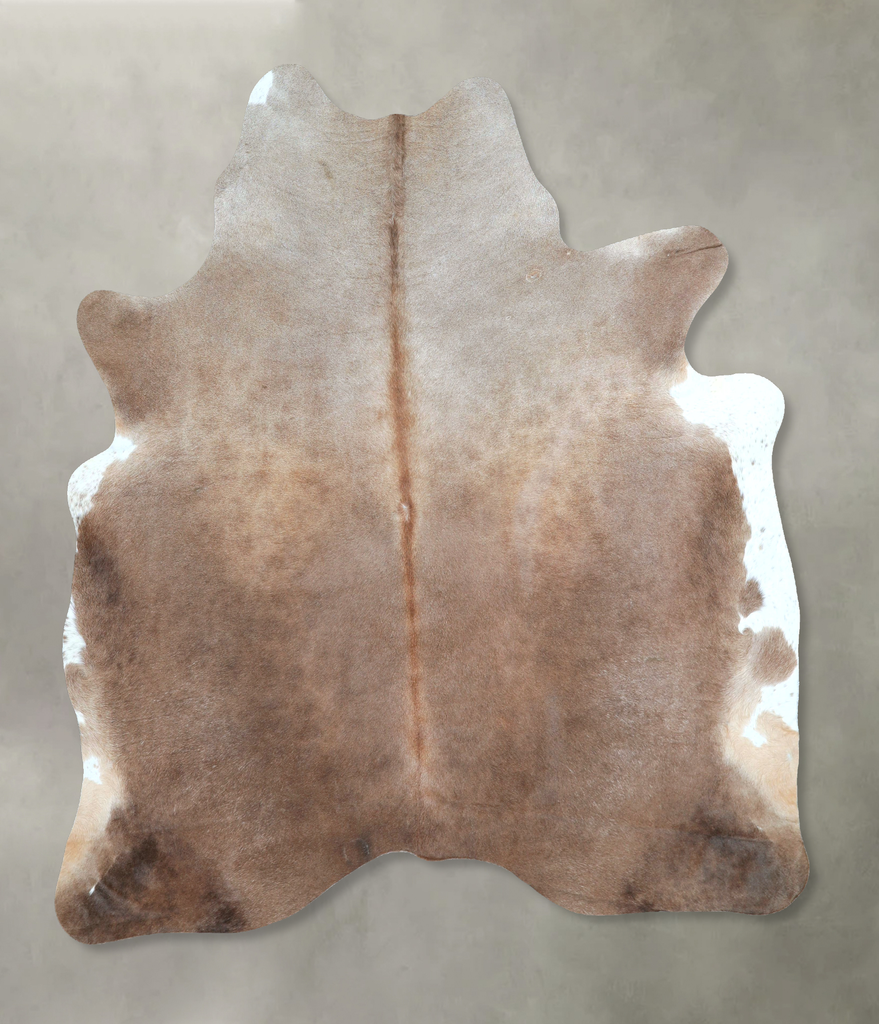 Taupe Large Brazilian Cowhide Rug 6'8"H x 5'10"W #A48706 by Hudson Hides