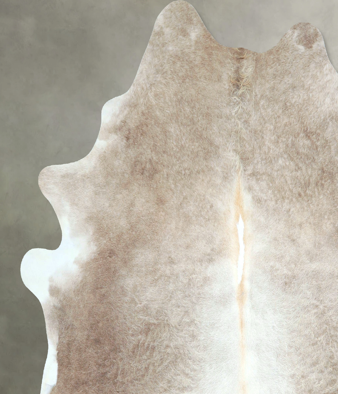 Taupe X-Large Brazilian Cowhide Rug 6'8"H x 6'3"W #A48709 by Hudson Hi