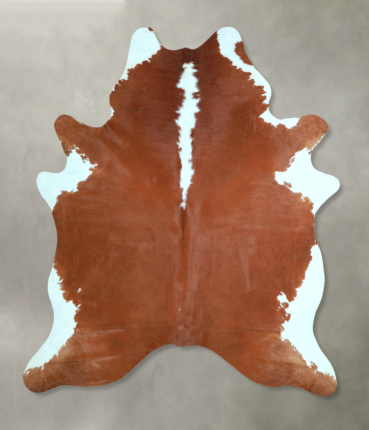 Hereford X-Large Brazilian Cowhide Rug 7'0"H x 6'0"W #A48726 by Hudson Hides