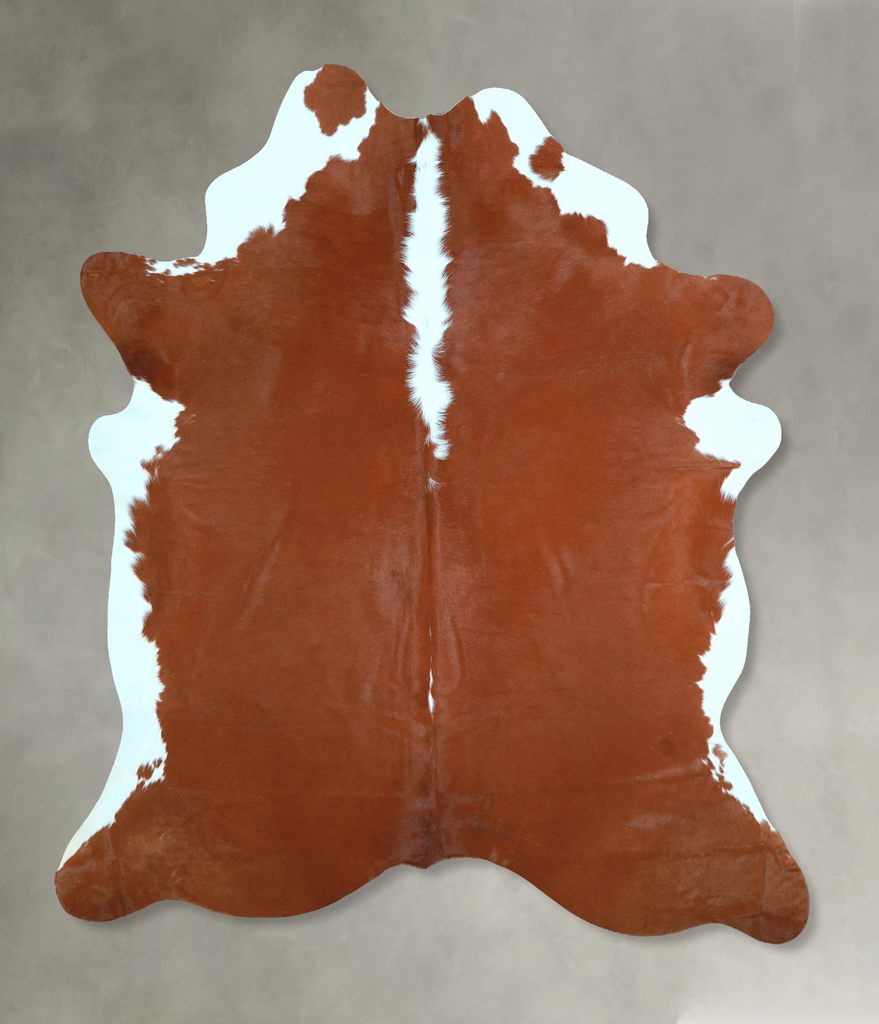 Hereford Large Brazilian Cowhide Rug 6'9"H x 5'9"W #A48730 by Hudson Hides