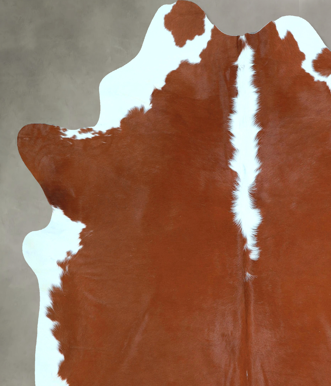 Hereford Large Brazilian Cowhide Rug 6'9"H x 5'9"W #A48730 by Hudson H