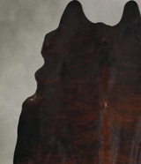 Dark Brindle XX-Large Brazilian Cowhide Rug 7'10"H x 7'5"W #A48733 by Hudson Hides