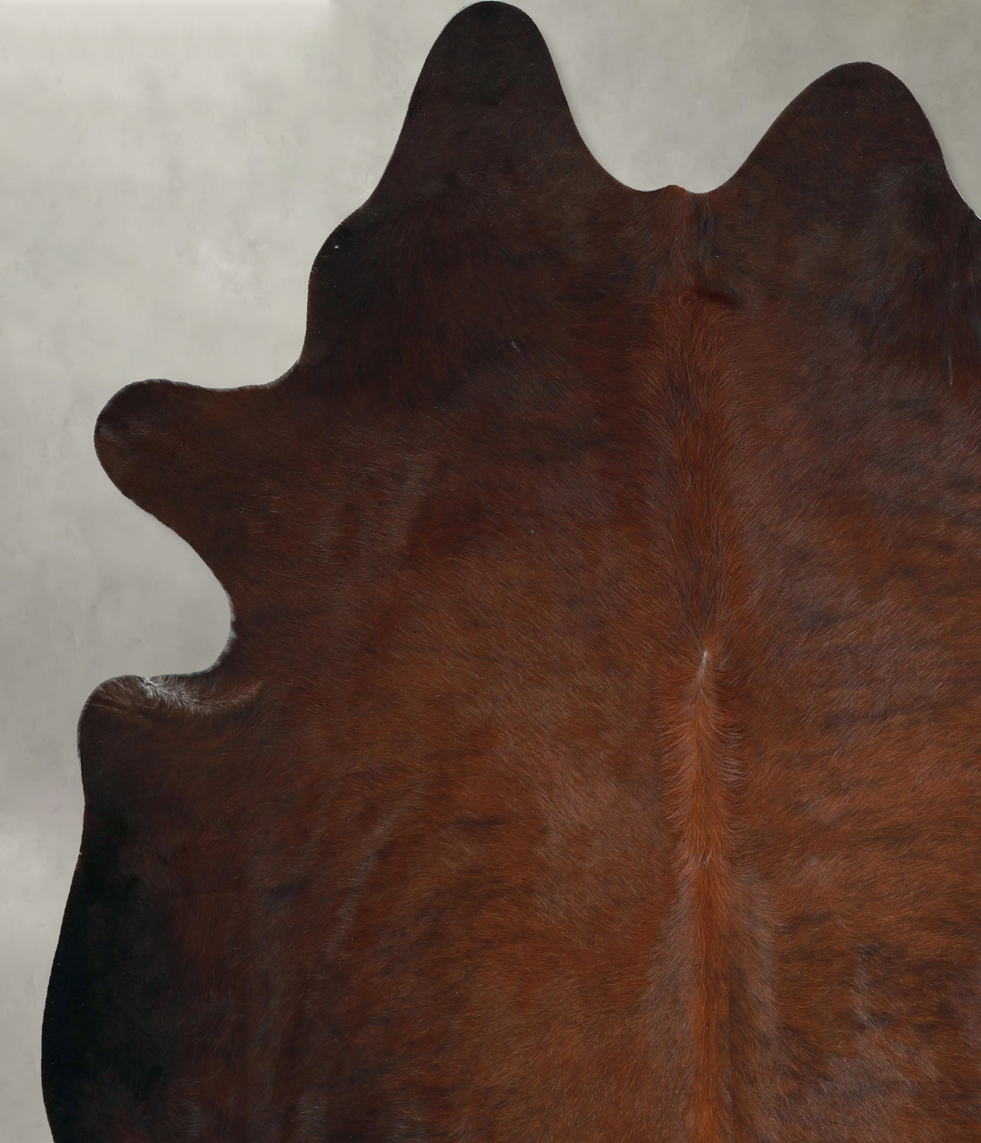 Dark Brindle XX-Large Brazilian Cowhide Rug 7'6"H x 7'0"W #A48734 by H