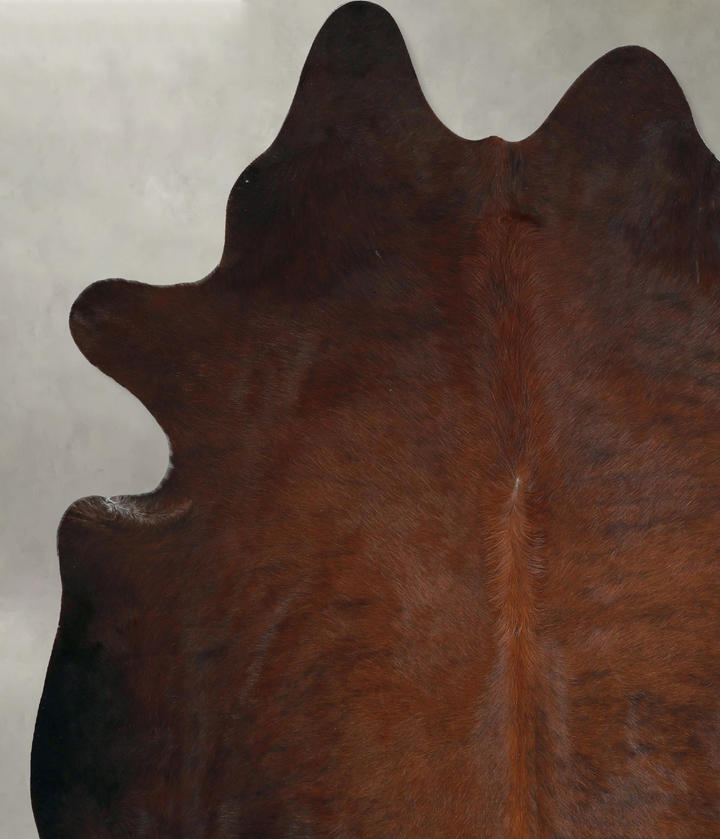Dark Brindle XX-Large Brazilian Cowhide Rug 7'6"H x 7'0"W #A48734 by Hudson Hides