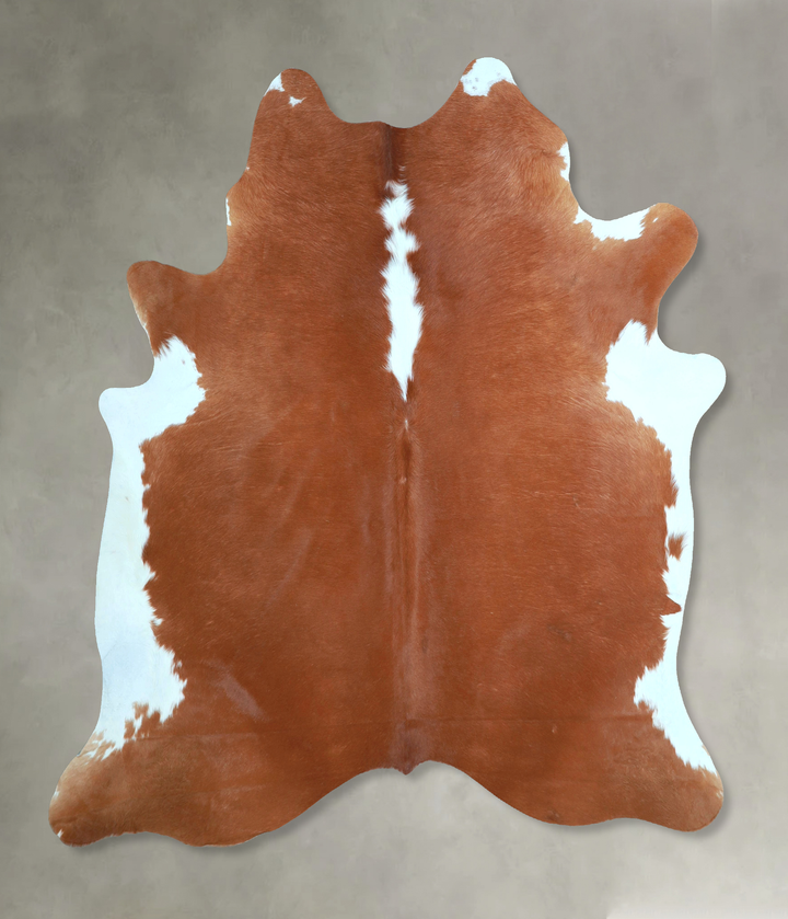 Hereford Large Brazilian Cowhide Rug 6'5"H x 6'1"W #A48751 by Hudson Hides