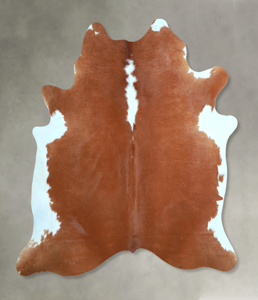 Hereford Large Brazilian Cowhide Rug 6'5"H x 6'1"W #A48751 by Hudson Hides